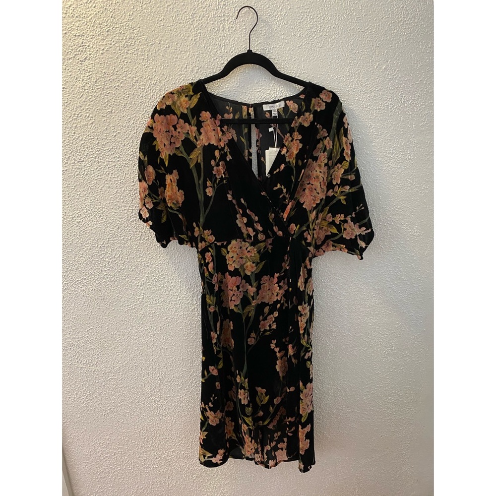 Velvet Floral Dress